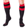 Barcode Berlin Chaussettes FOOTBALL SOCKS Noir-Rouge